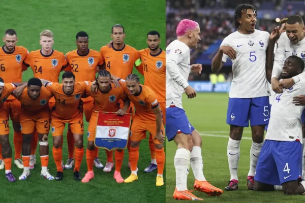 Netherlands National Football Team vs France National Football Team Timeline