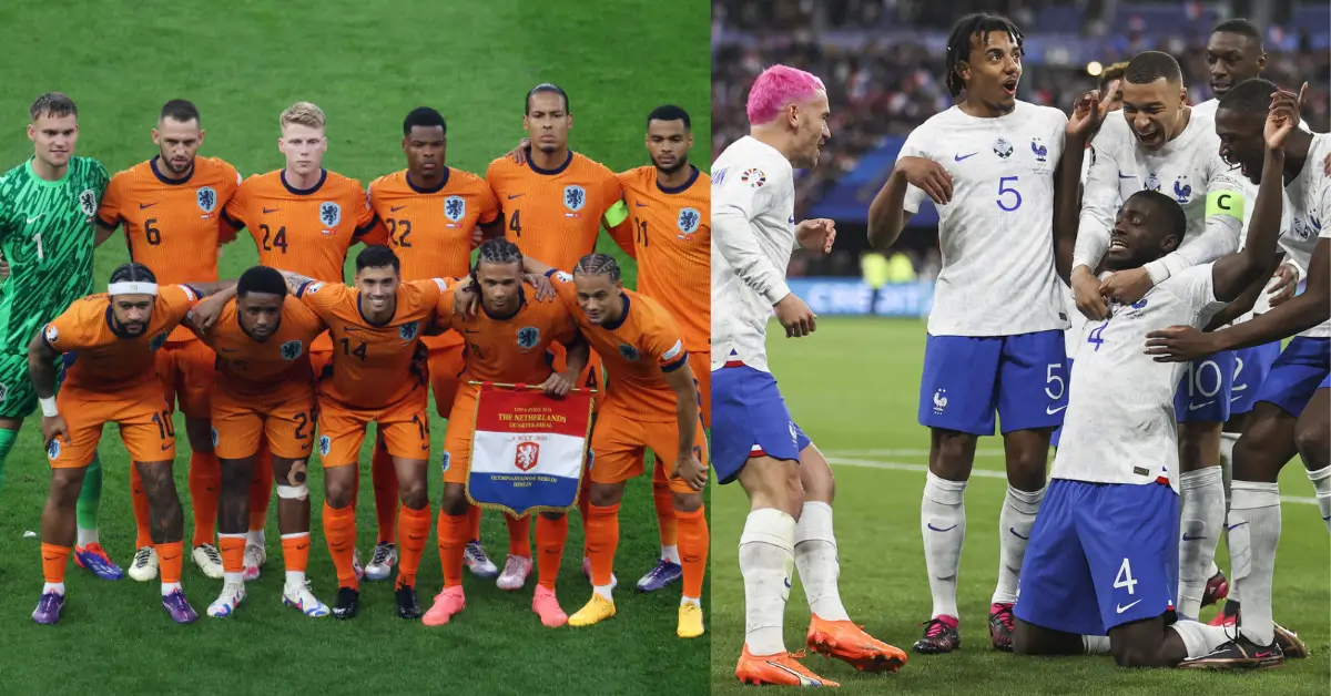 Netherlands National Football Team vs France National Football Team Timeline