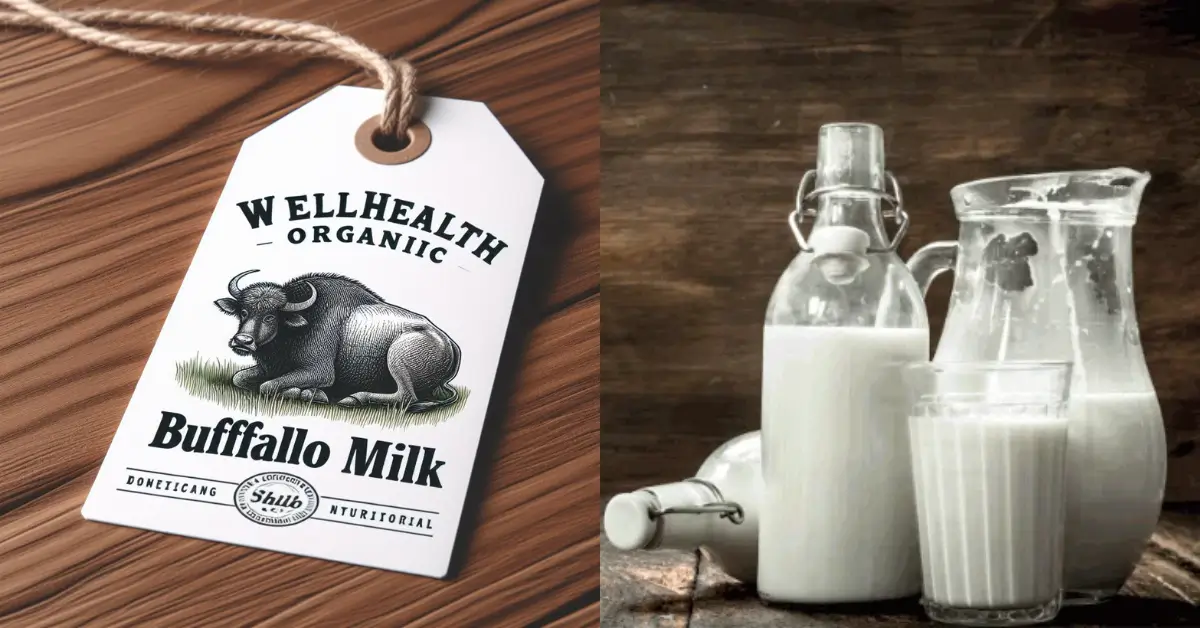 WellHealthOrganic Buffalo Milk Tag