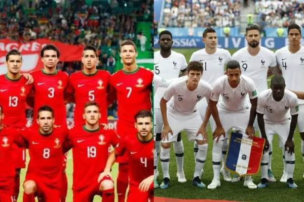 Portugal National Football Team vs France National Football Team Timeline